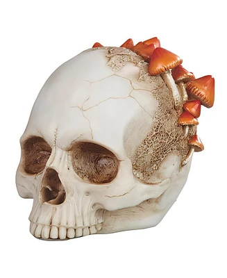 Fc Design 6"H Skull with Mushroom Figurine Decoration Home Decor Perfect Gift for House Warming, Holidays and Birthdays