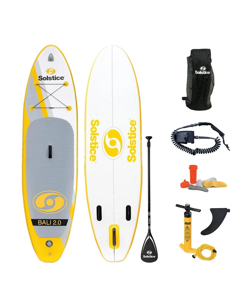 Solstice Watersports Bali 2.0 10.5 Foot Inflatable Stand-Up Paddle Board Kit