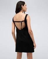 Kenneth Cole Women's Open-Back Strap-back Shift Dress