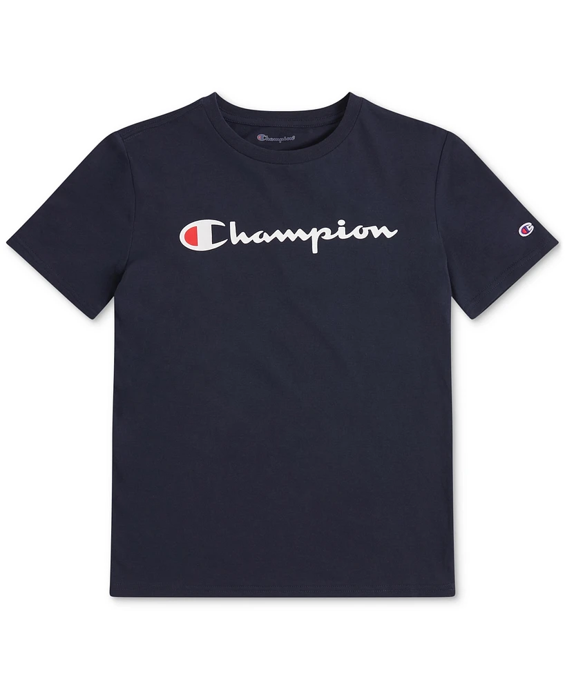 Champion Big Boys Signature Logo T-Shirt