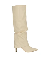 Guess Women's Natha Fold Over Slouchy Stiletto Heel Boots