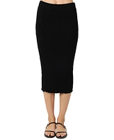 O'Neill Juniors' Brennan Pull-On Knit Midi Skirt