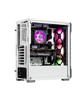 Velztorm White Fultix Custom Built Gaming Desktop Pc (Amd Ryzen 5-5500 6-Core, GeForce Gtx 1050 Ti, 32GB Ram, 512GB PCIe Ssd, Hdmi, Win 10 Home)