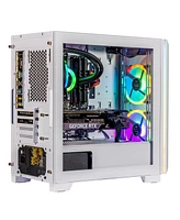 Velztorm White Mini Pilum Gaming Desktop Pc (Amd Ryzen 7 5700X 3.40Ghz, GeForce Rtx 3070 8GB, 16GB DDR4, 1TB PCIe NVMe Ssd + 2TB Hdd (3.5), Win 10 Pro