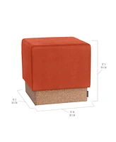 Seville Classics The Vineyard Collection Cork Storage Ottoman
