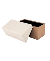 Seville Classics The Vineyard Collection Cork Storage Trunk Ottoman