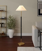 Hudson & Canal 18" Metal Simona 2-Light Floor Lamp