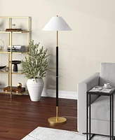 Hudson & Canal 18" Metal Simona 2-Light Floor Lamp