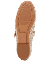 Steve Madden Women's Dreaming Woven Mary Jane Flats
