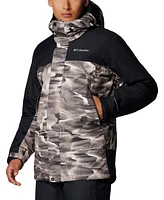 Columbia Men's Shotski Printed Full-Zip Hooded Jacket