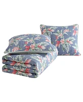 Tommy Bahama Home Floral Enchantment Reversible -Pc. Quilt Set