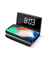 Brookstone Wireless Charging Stand and Alarm Clock