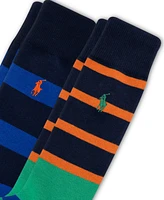 Polo Ralph Lauren Men's Striped Slack Socks, 2-pk