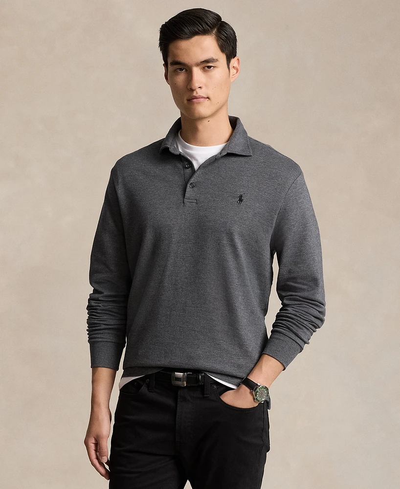 Polo Ralph Lauren Men's Luxury Jersey Polo-Collar Pullover