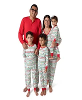 Gerber Girls Holiday Family Pajamas Neutral Two Piece