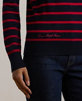 Lauren Ralph Petite Striped Sweater