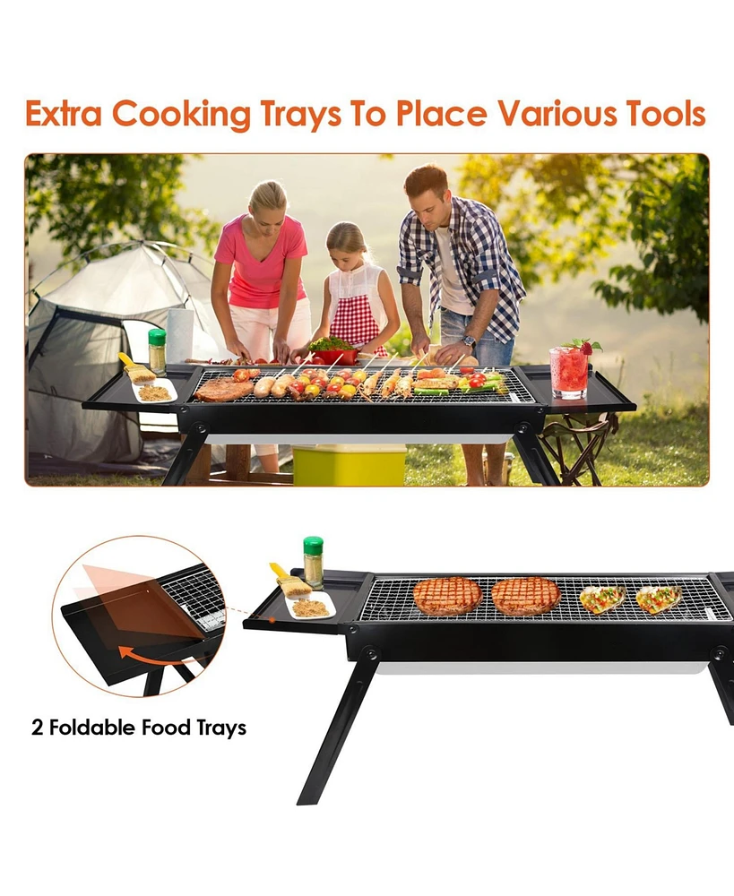 Slickblue Portable Bbq Griddle for Outdoor Cooking