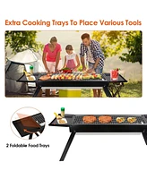 Slickblue Portable Bbq Griddle for Outdoor Cooking