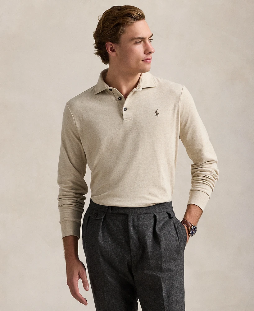 Polo Ralph Lauren Men's Luxury Jersey Polo-Collar Pullover