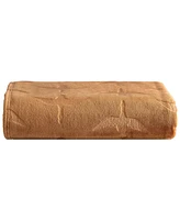 Eddie Bauer Carved Ultra Soft Plush Throw, 70" X 50"