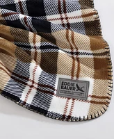 Eddie Bauer Trailhead Plaid Flannel Oversized Throw, 70" X 60"