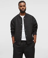 Mode of One Men's Tweed Bomber Jacket, Exclusively at Macy's