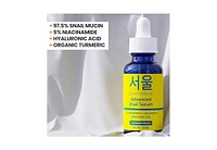 Seoul Ceuticals Korean Skin Care Advanced Snail Mucin Serum Niacinamide Serum K Beauty Skincare