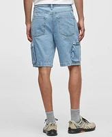 Mode of One Men's Cosell Cargo Jean Shorts, Exclusively at Macy's