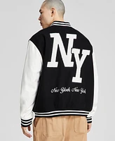 Mode of One Men's Ny Varsity Jacket, Exclusively at Macy's
