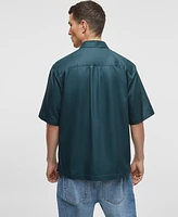 Mode of One Men's Short-Sleeve Button-Front Patch Pocket Shirt, Exclusively at Macy's