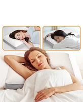 Cheer Collection Dual-Sided Memory Foam Pillow, Standard