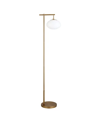 Hudson & Canal 68" Metal Blume Tall Arc Floor Lamp