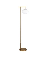 Hudson & Canal 68" Metal Blume Tall Arc Floor Lamp