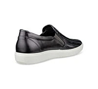 Ecco Women's Soft 7 Woven Slip-On Sneakers