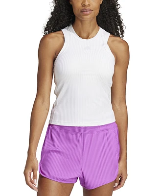 adidas Women's Ribbed Knit Tank Top