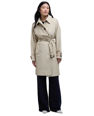 Barbour Women's Maia Belted Showerproof Trench Coat