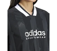 adidas Women's Tiro 3-Stripes Jacquard T-Shirt