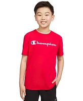 Champion Big Boys Signature Logo T-Shirt