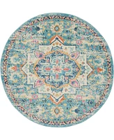 Nourison Home Passion PSN25 5'x5' Round Area Rug