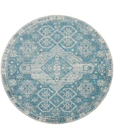 Nourison Home Tranquil TRA13 7'10"x7'10" Round Area Rug