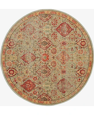 Nourison Home Somerset ST90 5'6"x5'6" Round Area Rug