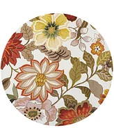 Nourison Home Fantasy FA18 5'6"x5'6" Round Area Rug