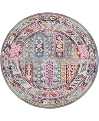 Nourison Home Vintage Kashan VKA06 4'x4' Round Area Rug