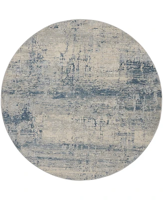 Nourison Home Rustic Textures RUS10 7'10"x7'10" Round Area Rug