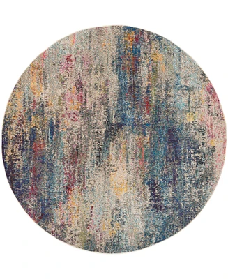 Nourison Home Celestial CES16 7'10"x7'10" Round Area Rug