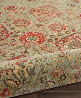 Nourison Home Somerset ST90 5'6"x5'6" Round Area Rug