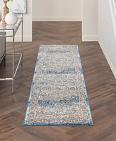 Nourison Home Quarry QUA11 2'2"x7'6" Runner Area Rug