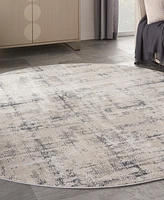Nourison Home Rustic Textures RUS06 5'3"x5'3" Round Area Rug