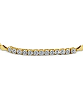 Giani Bernini Cubic Zirconia Beaded Chain Bracelet, Created for Macy's