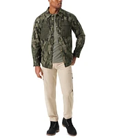 Bass Outdoor Men's Relaxed Fit Camo Worker Shirt Jacket